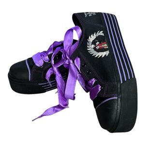 03’ Nightmare Before Christmas 10th Anniversary Black Purple Platform Sneaker 11
